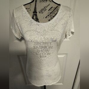 Victoria's Secret White Fashion Show London Tee 2014